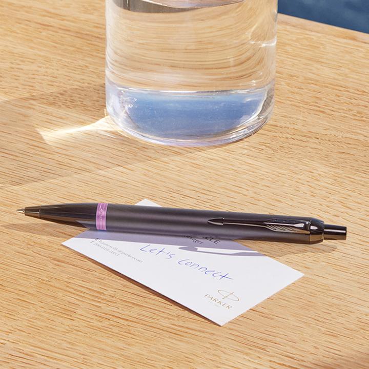Image du produit Parker Pen Stylo à bille PARKER IM Vibrant Rings Purple PVD M Noir (Violet)