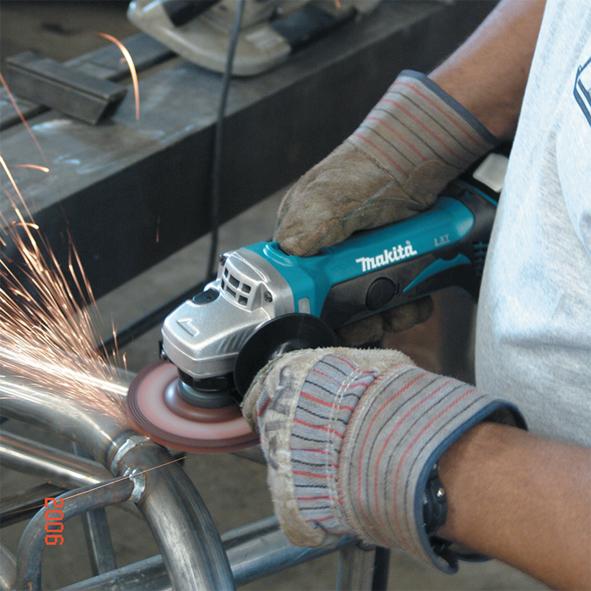 Actual product image Makita DGA452RTJ Battery Angle Grinder (115 mm)