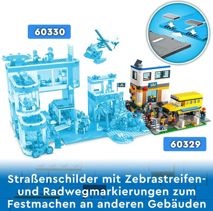 Produktbild LEGO Schule mit Schulbus (60329, LEGO City)