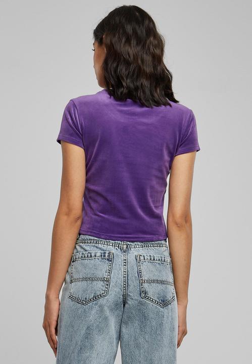 Image du produit Urban Classics Ladies Short Velvet Tee (S)