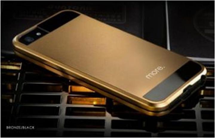 Produktbild More-Thing More. Armor Metal Hybrid Case für iPhone 5 (Apple iPhone 5, Apple iPhone 5s)