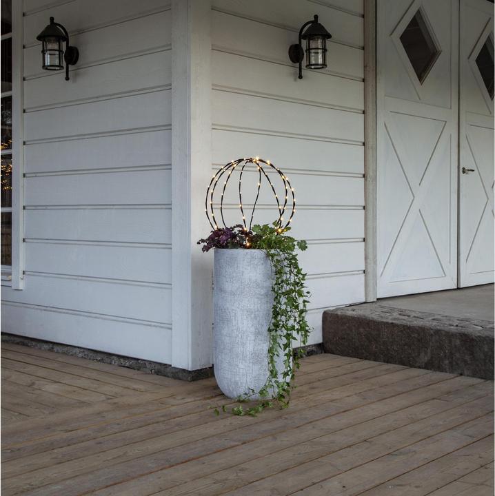 Image du produit Star Trading Lumière de jardin Decoration Sphere, 88 LED, Ø 40 cm, noir (IP44)
