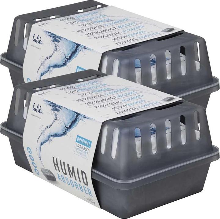 Actual product image VidaXL Room dehumidifier with refill bags 2 pcs. 900 g moisture absorber