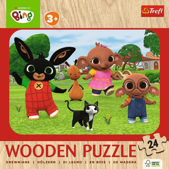 Produktbild Trefl Puzzles - 24 Holzpuzzles - Meet Bing/ Acamar Films Bing FSC Mix 70%. (24 Teile)