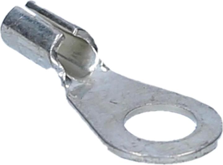 Produktbild Kalitec 10 Stück Lötkabelschuhe Ringform 0,5-1,5 mm² M5 Messing verzinnt DIN 64211