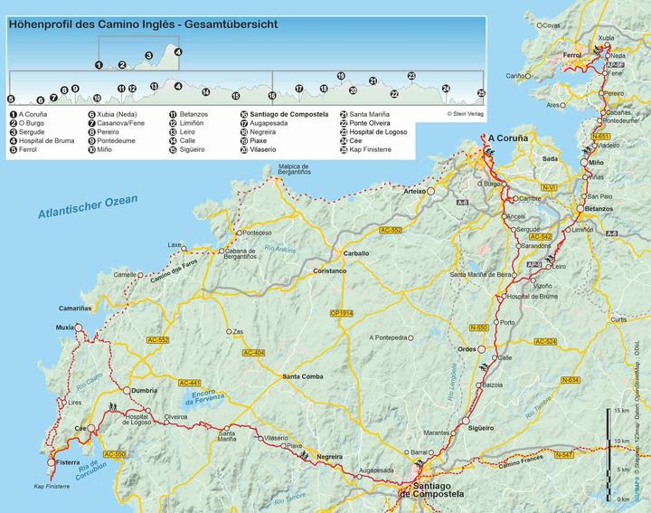 Image du produit Spanien: Camino Inglés (Allemand, Raimund Joos, 2021)