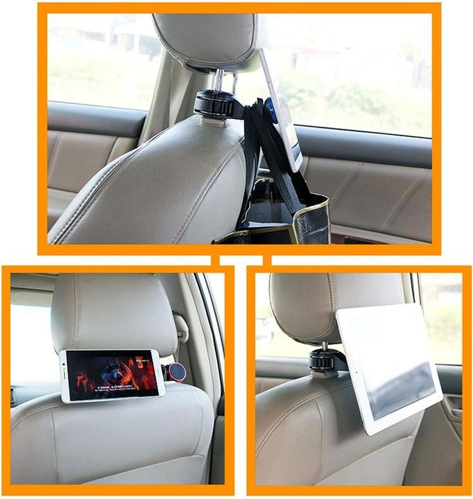 Actual product image König Design Car Headrest Phone Holder Mount Hook Rear Seat Universal Mobile Holder