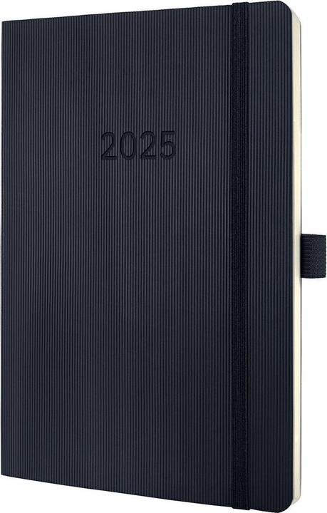 Sigel Weekkalender 2025 C2522 1W/2S zwart 21x13,5cm (135 x 210 mm, Duits)