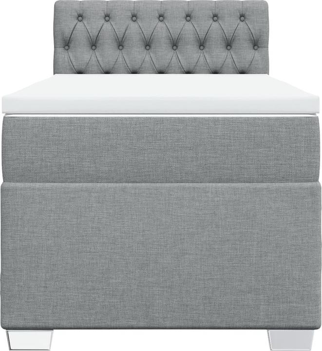 Actual product image VidaXL Bo x spring bed with mattress 120 x 190 cm fabric (120 x 190 cm)