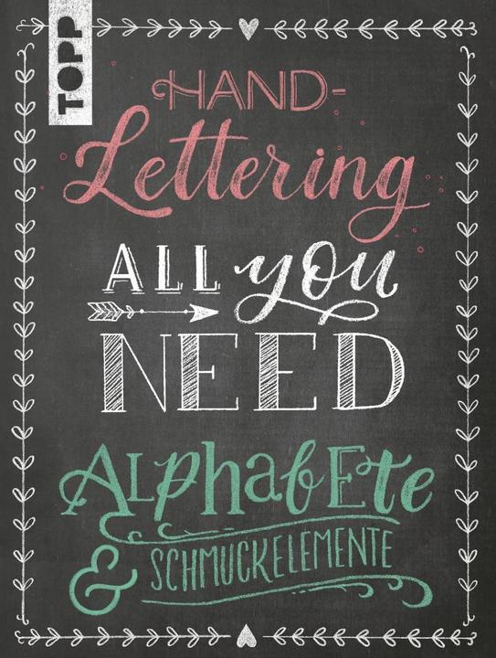Actual product image Handlettering All you need. Die schönsten Alphabete und Schmuckelemente (German, cheeky publisher, 2019)