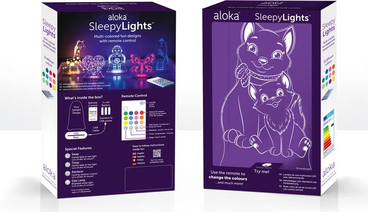 Actual product image Aloka SleepyLight Cat