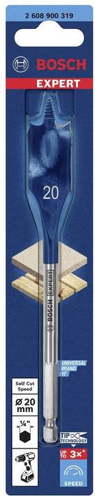 Immagine prodotto Bosch Professional Zubehör Expert SelfCut Speed fresa piatta, 20 x 152 mm (fino a 20 millimetri)