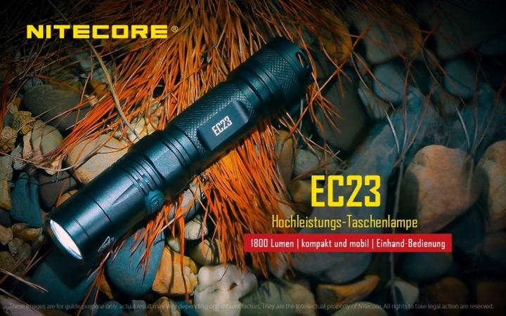 Actual product image Nitecore Ec23 (12.90 cm, 1800 lm)