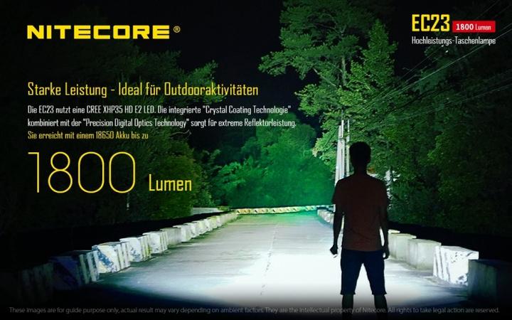 Actual product image Nitecore Ec23 (12.90 cm, 1800 lm)