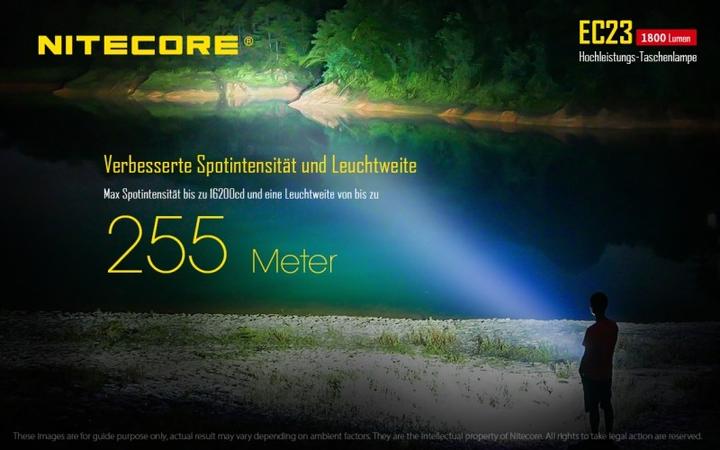 Actual product image Nitecore Ec23 (12.90 cm, 1800 lm)