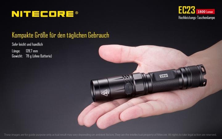 Actual product image Nitecore Ec23 (12.90 cm, 1800 lm)