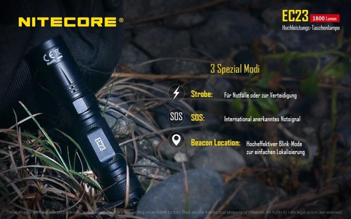 Actual product image Nitecore Ec23 (12.90 cm, 1800 lm)