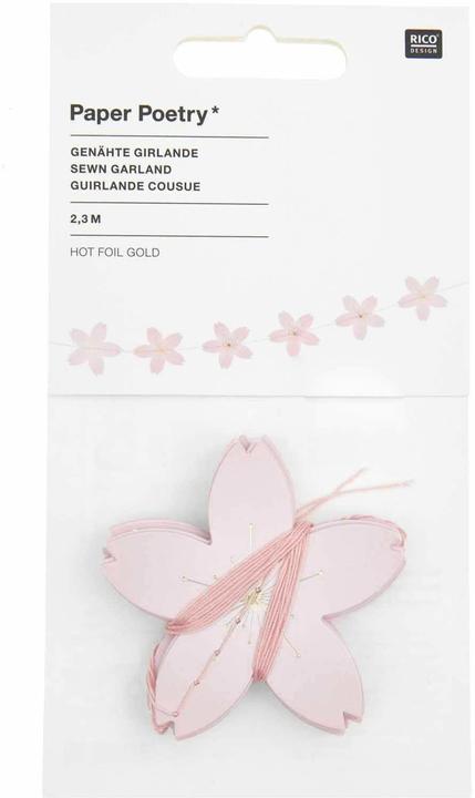 Actual product image Rico Design Sewn garland cherry blossoms.300880