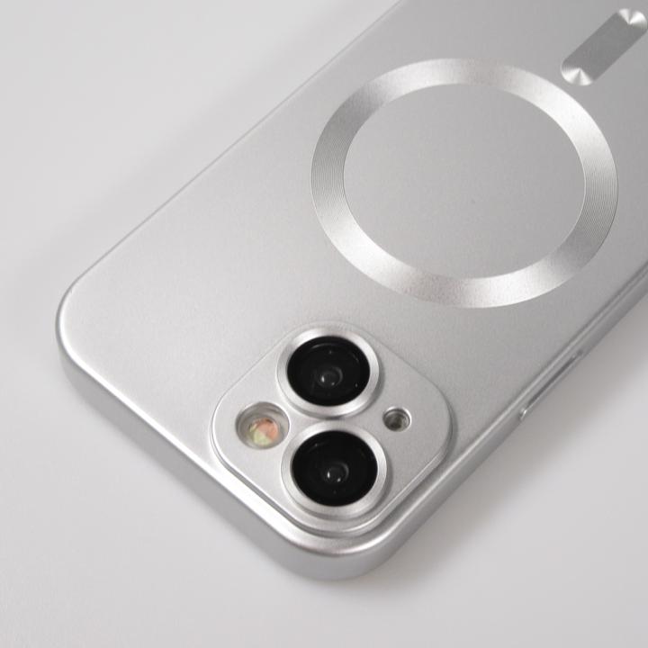 Produktbild PhoneLook Hülle Gummi weich mit Kameraschutzglas MagSafe (Apple iPhone 15 Plus)