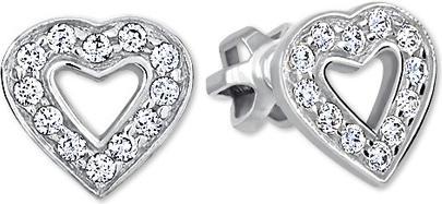 Brilio Earrings in white gold with crystals 239 001 00207 07