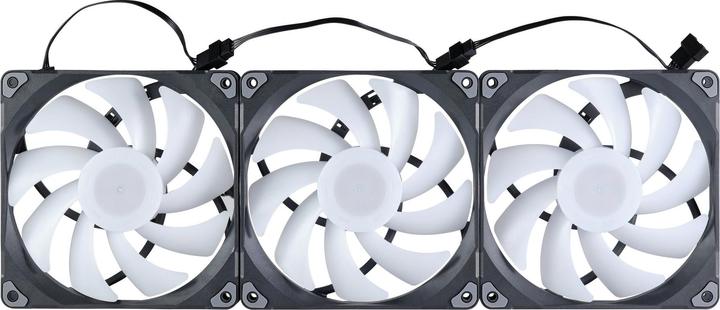 Immagine prodotto Phanteks Ventola M25 PWM D-RGB, confezione da 3 - 140 mm, nera (140 mm, 3 x)