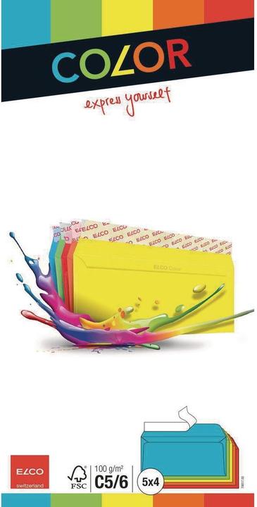 Image du produit Elco Enveloppe - COLOR OPTIFIX (C5, C6, 20 x)