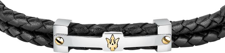 Immagine prodotto Maserati Armband (22 cm, Acciaio inossidabile, Cuoio, Riciclato)