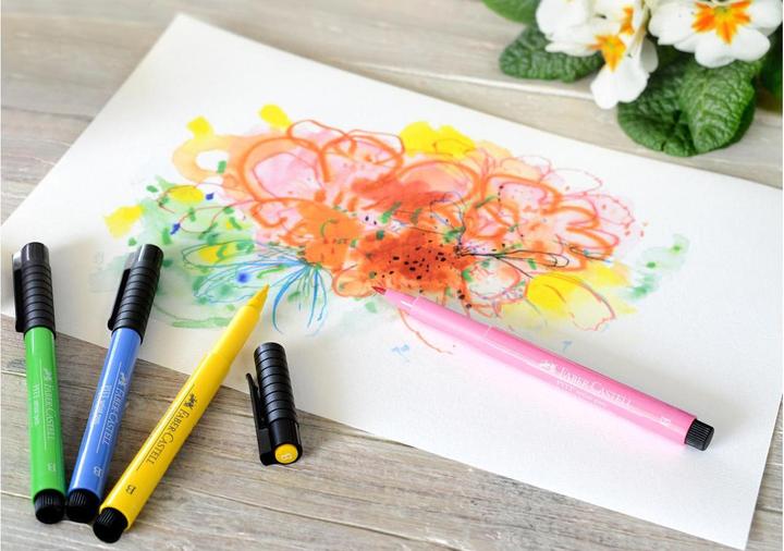 Actual product image Faber-Castell Pitt Artist Pen Brush (Multicoloured, 12 x)