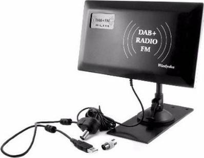 Productafbeelding INNE Radio TV Antenne DAB + FM Slim (Platte antenne, 33 dB, DAB/DAB+)