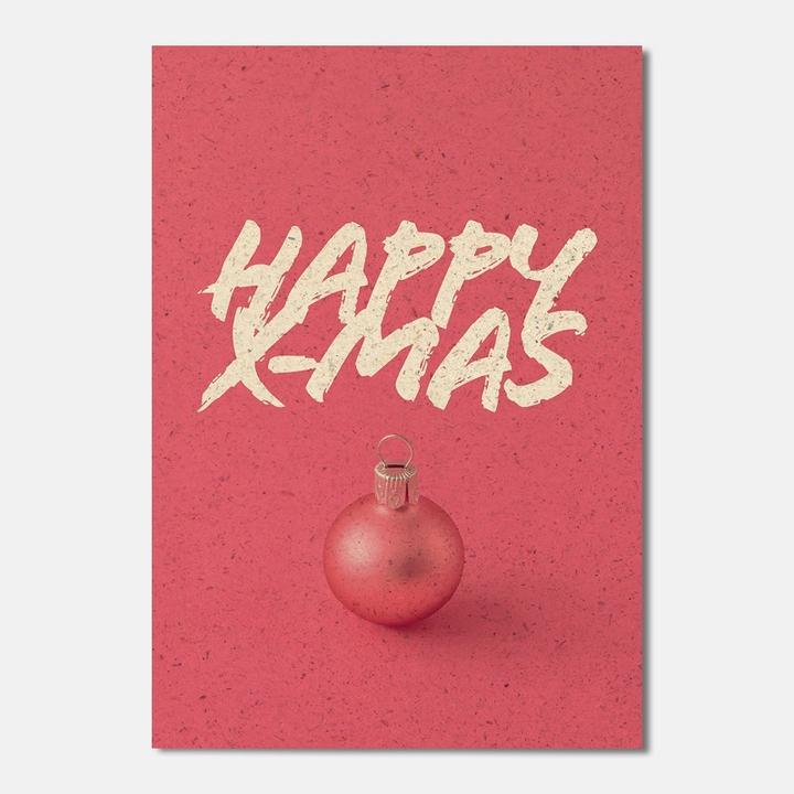 Produktbild Weihnachtskarte Graspapier - Text, 12.2 x 17.5 cm (1 Stk.)