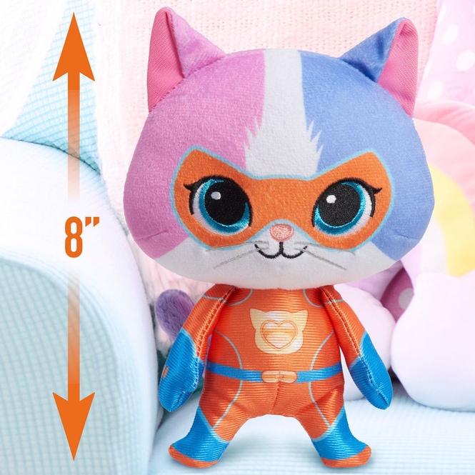 Produktbild Just Play Disney Junior SuperKitties 6.5-inch Small Plush Stuffed Animal, Bitsy, Kitten, Kids Toys f (20 cm)