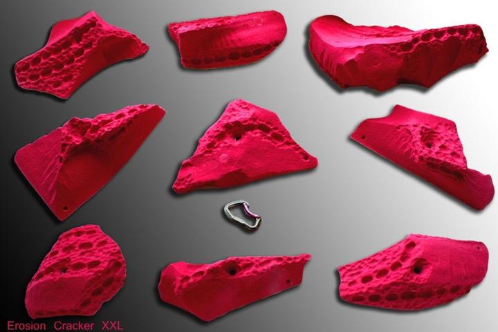 Move It Climbingholds Erosion Cracker XXL Prese d'arrampicata XXL (Sabbia)