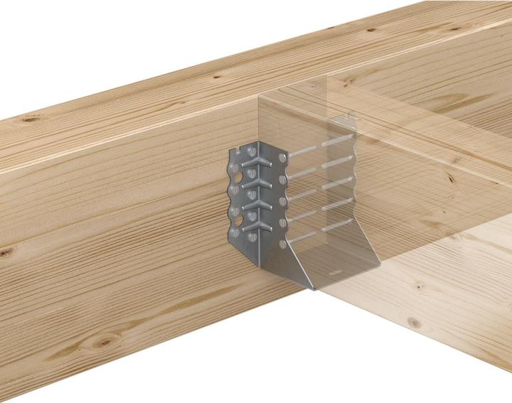 Produktbild GH Balkenschuh TOP aussenliegend 100x140 - Stahl feuerverzinkt (Balkenschuh, 1 Stk.)