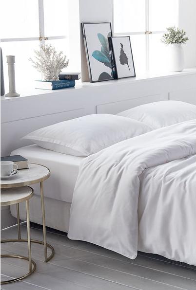 Actual product image Living Home Uni satin (Bedding set, 160 x 210 cm, 65 x 100 cm)