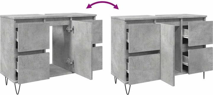 Image du produit VidaXL Armoire de salle de bain (80 x 33 x 60 cm)