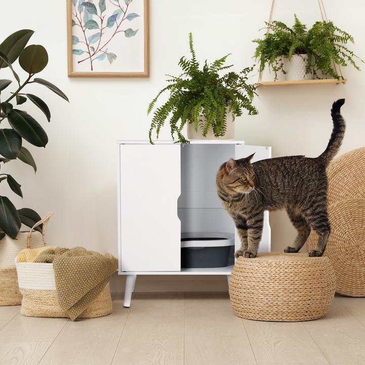 Image du produit Relaxdays Armoire à chats (Bac à litière fermé)