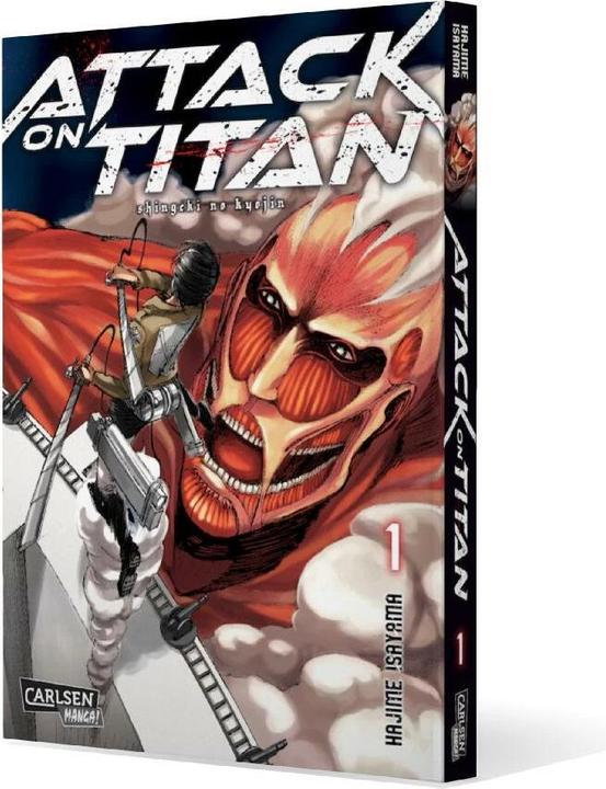 Actual product image Attack on Titan, Band 1 (German, Hajime Isayama, 2014)