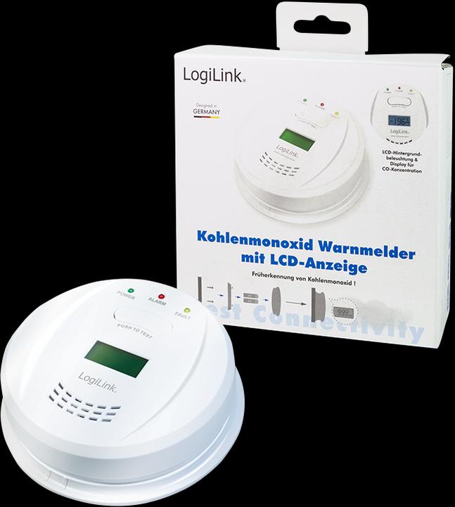 Produktbild LogiLink Kohlenmonoxidmelder