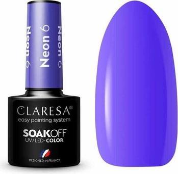 Claresa Neon UV-Nagellack 5ml - 6er-Pack (UV-Gel Lack)