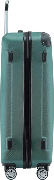 Actual product image Beibye Twin Wheels 3pcs Travel Case Dark Green (M (50 - 90l), L (90 - 115l), XL (from 140l))