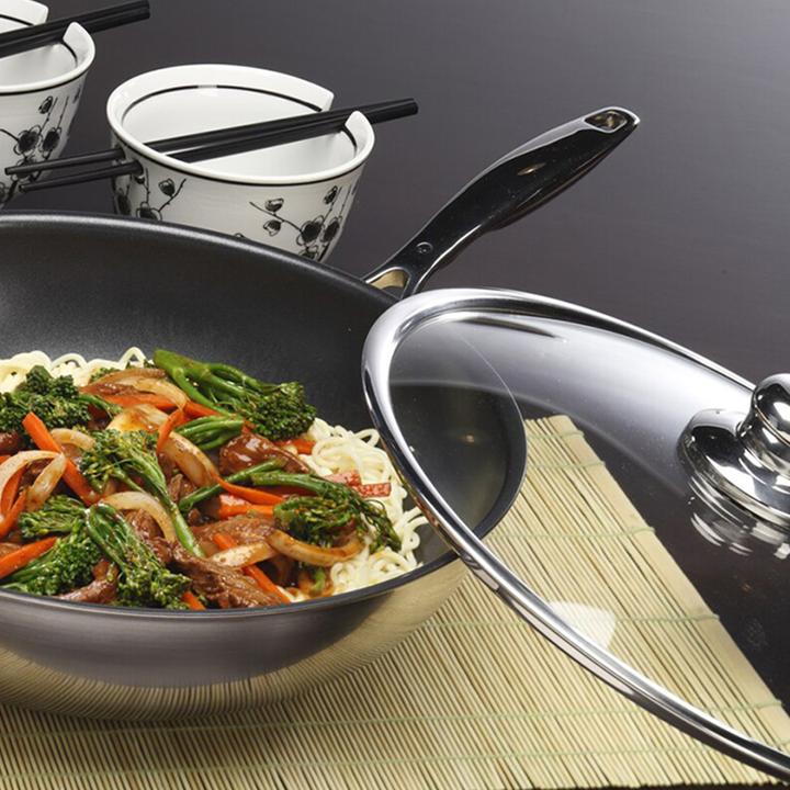 Produktbild Swiss Diamond Wokpfanne (32 cm, Wok Pfanne, Edelstahl, Aluminiumguss)