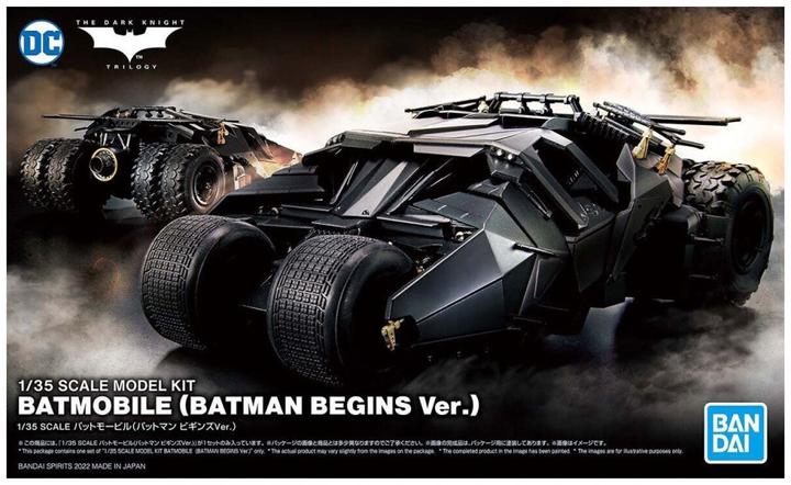 Actual product image Banpresto Model Kit Batman Begins Batmobile 1/35