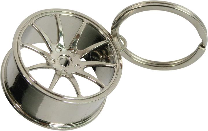 Immagine prodotto PhoneLook Porta-clés jantes de haute qualité Metal Sport Turbo Drift Key-chain Car Wheel