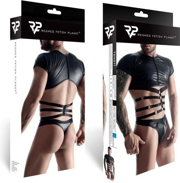 Produktbild Regnes Fetish Planet T-Shirt Wetlook & Mesh (M)
