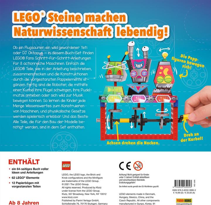 Produktbild Panini LEGO Verrückte Maschinen: Mit 8 Modellen. (Deutsch, Panini, Barbara Knesl, 2021)