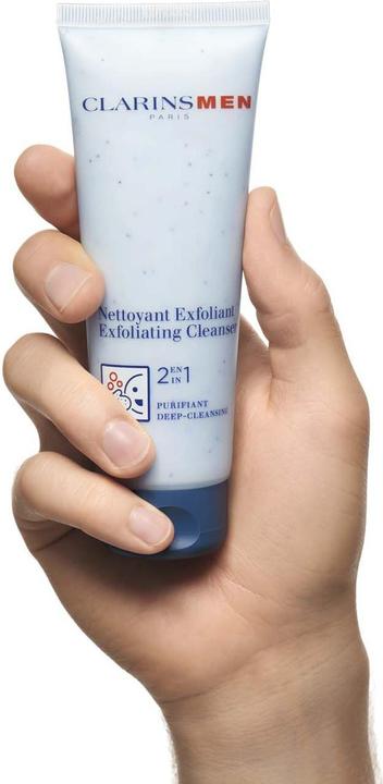 Image du produit Clarins Men Nettoyant Exfoliant (Chiffons de nettoyage, 125 ml)