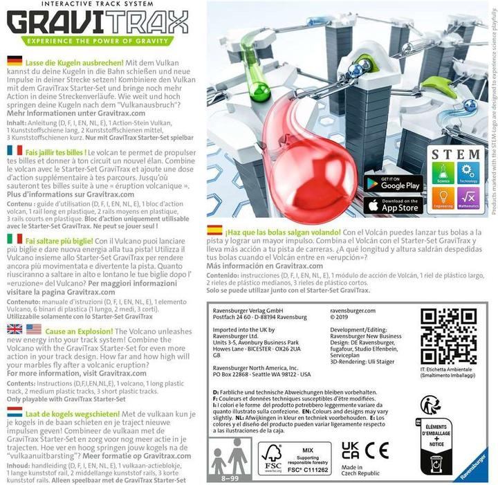 Immagine prodotto Ravensburger GraviTrax vulcano gravitrace
