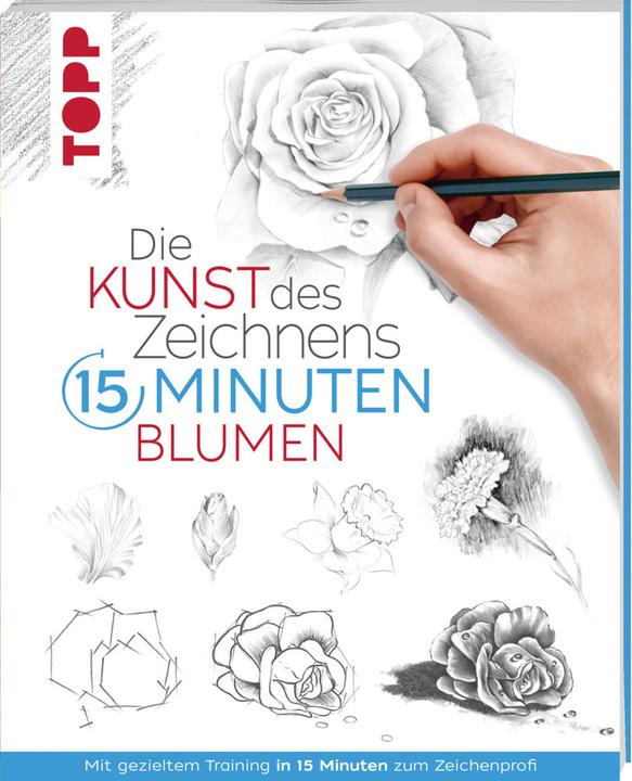 Actual product image The art of drawing 15 minutes - flowers
