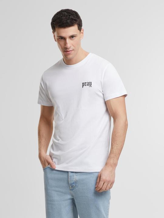 Immagine prodotto Miss Tee Pray Old English Wording EMB Tee - 191349 (L)