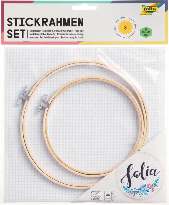 Folia Stickrahmen 2er Set